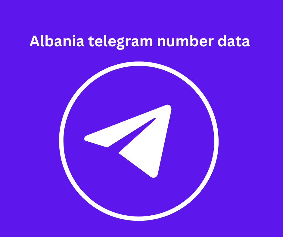 Albania telegram number data